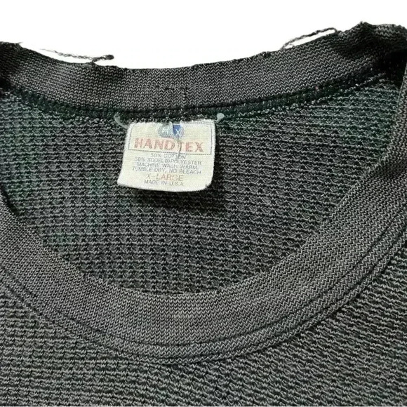 Harley Davidson 1980’s 3D Emblem Eagle Waffle Weave Thermal - Picture 4 of 5